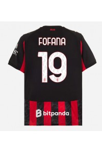 AC Milan Youssouf Fofana #19 Jalkapallovaatteet Kotipaita 2025-26 Lyhythihainen